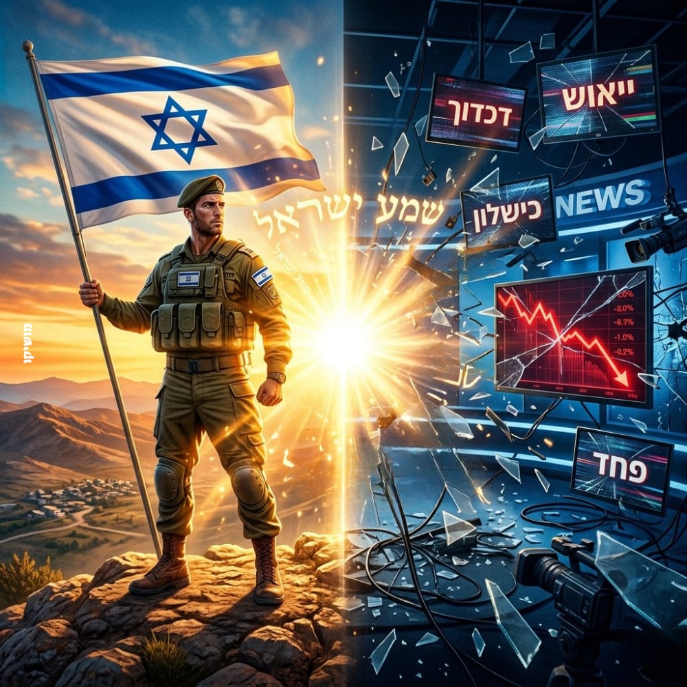 תעשיית הדכדוך מול רוח הגבורה: מי מפחד מניצחון יהודי?
